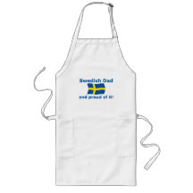 Proud Swedish Dad Aprons