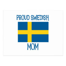 Proud Swedish Mom Postcard