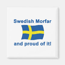 Proud Swedish Morfar (Grandfather) Magnet