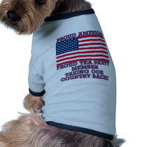 PROUD TEA PARTY MEMBER Tshirt Pet T-shirt
