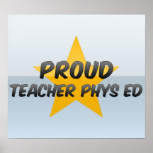 Proud Teacher Phys Ed Print
