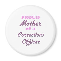 Proud ther of a Corrections Officer Refrigerator Magnets