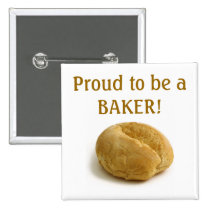 Proud to be a BAKER button buttons