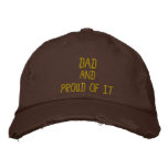 PROUD TO BE A DAD embroidered hats
