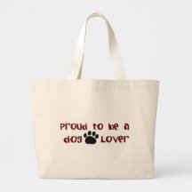Proud To Be A Dog Lover Tote Bag