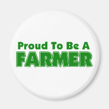 Proud To Be A Farmer Fridge Magnets