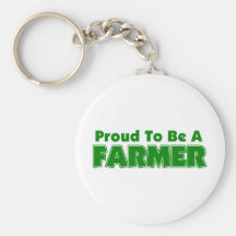 Proud To Be A Farmer Key Chain