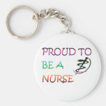 PROUD TO BE A NURSE KEY CHAINS
