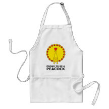 Proud To Be A Peacock Aprons