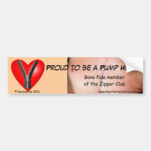 Proud to be a Pump Head Bumper Sticker