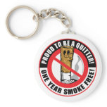 Proud To Be A Quitter 1 Year Key Chain