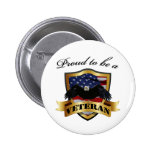Proud to be a Veteran Pinback Buttons
