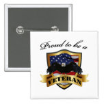 Proud to be a Veteran Pins