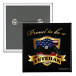 Proud to be a Veteran Pins