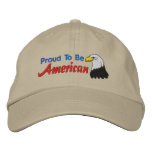 Proud To Be American Embroidered Hat embroidered hats