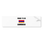 Proud To Be ARMENIAN Bumper Stickers