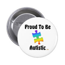 Proud To Be Autistic Pins
