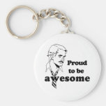 Proud to be Awesome retro Key Chains