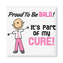 Proud To Be Bald Breast Cancer Stick Figure