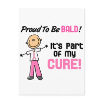 Proud To Be Bald Breast Cancer Stick Figure
