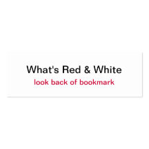 Proud To Be Canadian Flag Bookmark Business Card Templates