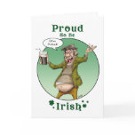 Proud to be Irish Greeting Card