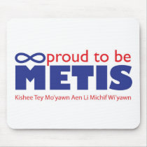 Proud to be Metis Mouse Pad mousepads
