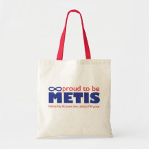Proud to be Metis Tote Bag