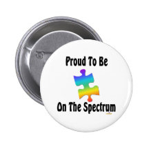 Proud To Be On The Spectrum Buttons