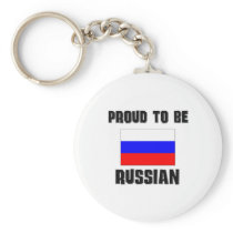 Proud To Be RUSSIAN Keychains