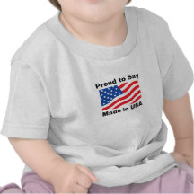 "Proud to Say, Made in USA" Children'sTees