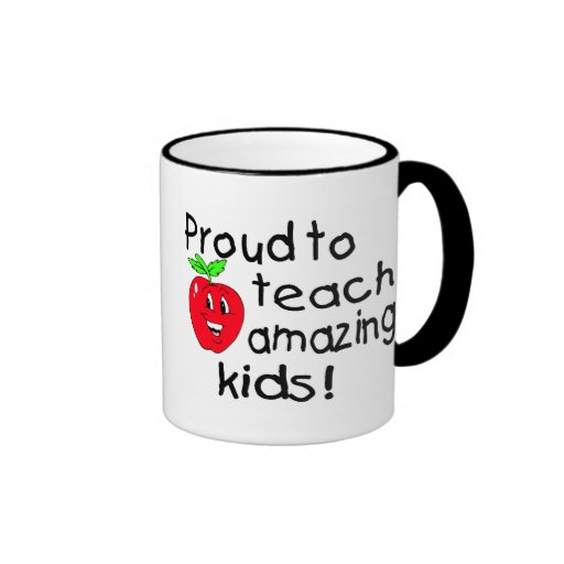 Proud To Teach Amazing Kids (Apple) Mug