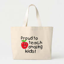 Proud To Teach Amazing Kids (Apple) Tote Bags