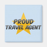 Proud Travel Agent Refrigerator Magnets