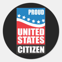 Proud U.S. Citizen Stickers