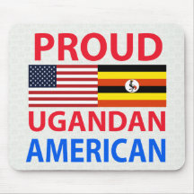 Proud Ugandan American Mousepads