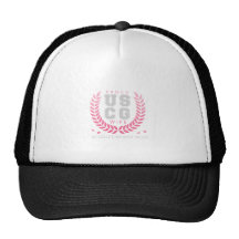Proud USCG Wife Crest Mesh Hat