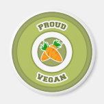 Proud Vegan Refrigerator Magnet