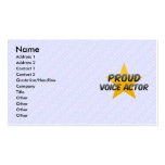 Proud Voice Actor Business Cards