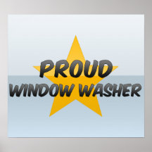 Proud Window Washer Print