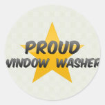 Proud Window  Washer Sticker