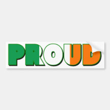 Proudly Irish Bumper Sticker