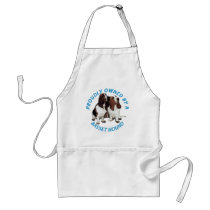 Proudly Owned by a Basset Hound Aprons