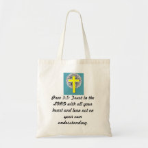Prov 3:5 Canvas tote Bag