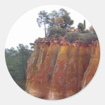 Provence Red Cliffs Sticker