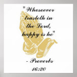 Proverbs 16:20 Poster