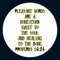 Proverbs 16:24 stickers