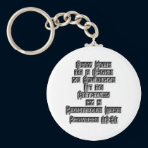 Proverbs 16:31 keychains