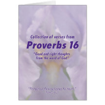 Proverbs 16 Verses Greeting Cards