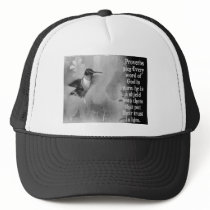 Proverbs 30:5 BIBLE SCRIPTURE with Hummingbird Trucker Hat
